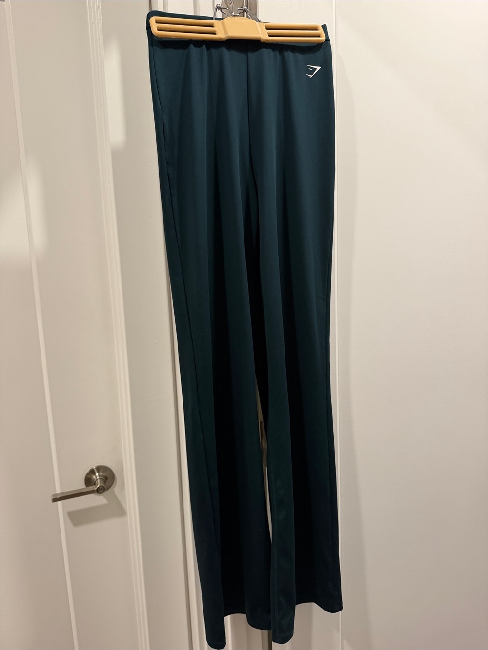 Gymshark Women's High-Rise Wide Leg Track Pants in Teal